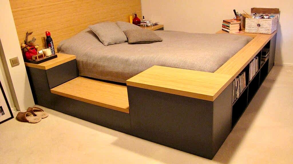 Bambu ve antrasit genç odası…